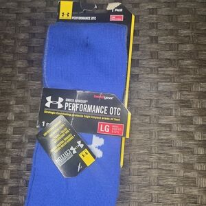 Under Armour HeatGear Blue Athletic Socks